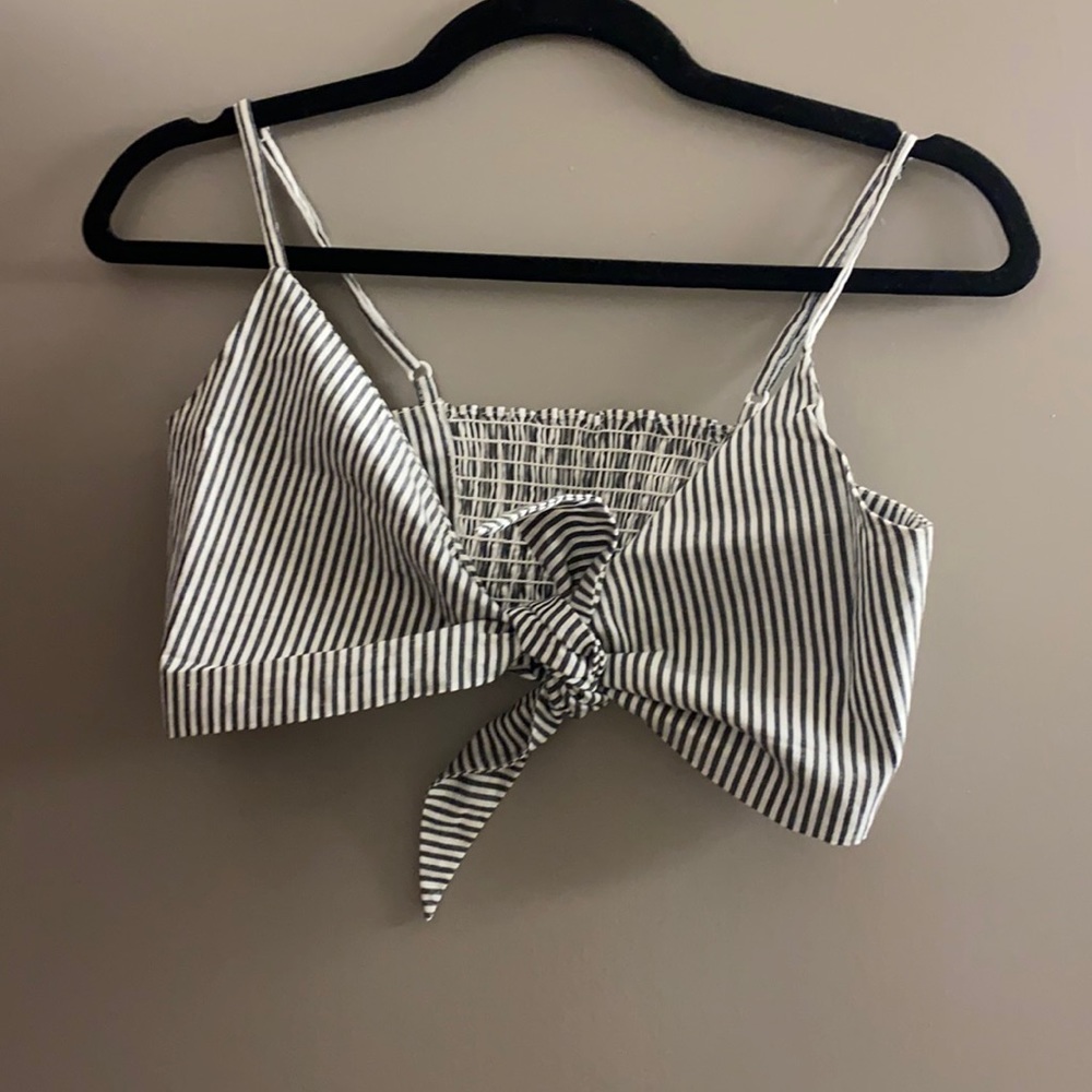 Tie front bralette